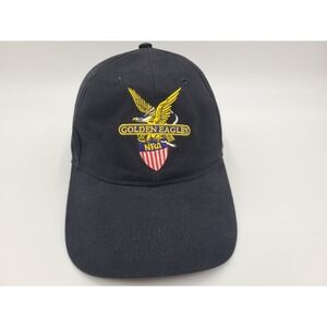 NRA Golden Eagles Adjustable Hat Cap Gun Rights Rifle Baseball Men Women Black